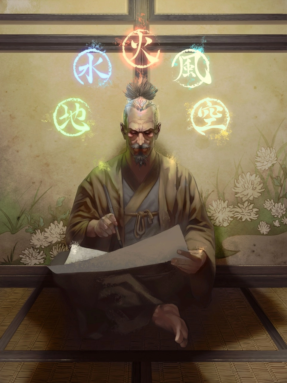 Ilustración de la baraja xian